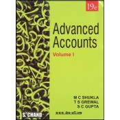 S. Chand's Advanced Accounts Volume I By M. C. Shukla for CA Inter 2018 Exam